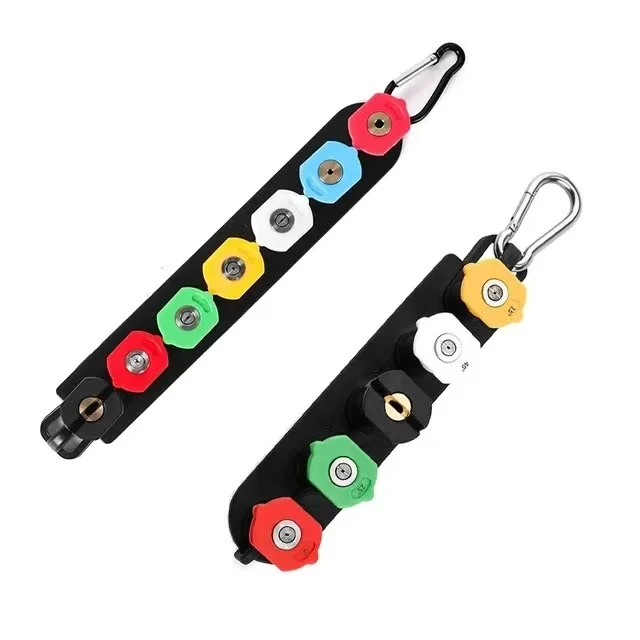 4500 PSI Set of 5 with Nozzle Holder Multiple Degrees Rinse 1/4 Quick Connect Accessories