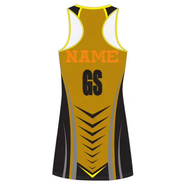 China Cheap Price Sublimated Printing Girls Sexy Netball Dress Netball Jersey