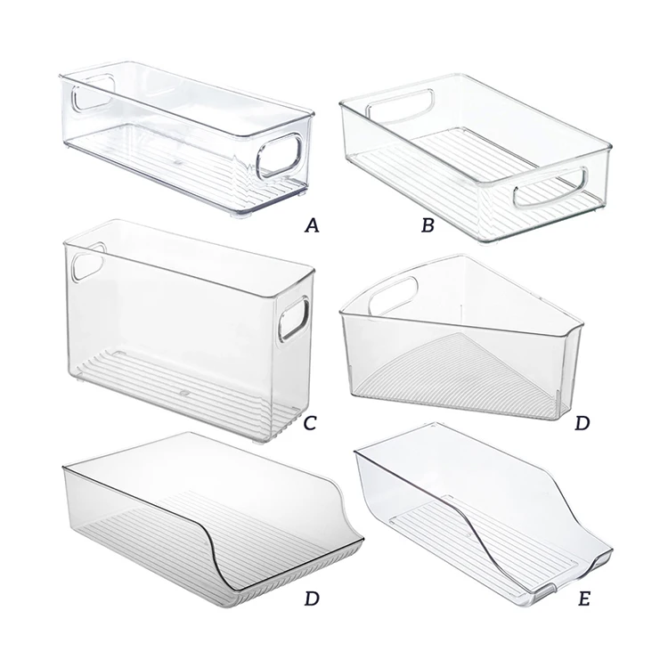 Refrigerator Storage Box Clear Kitchen Cabinet Drawer Acrylic Egg Food Organizer Fruit Fresh-keeping Container Drink Box