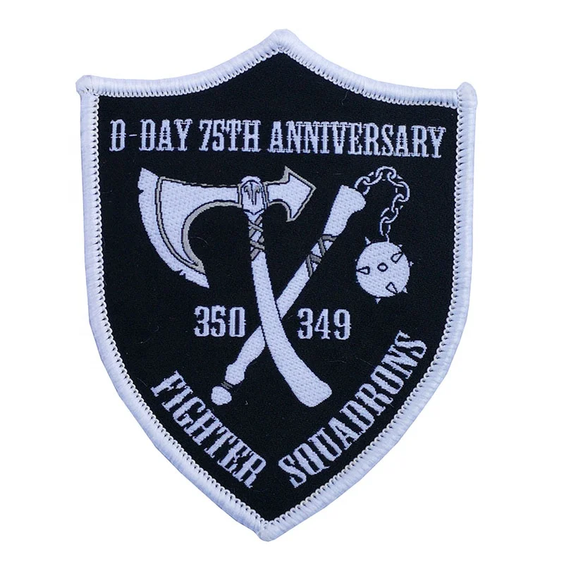 Factory Production High Quality Embroidery Logo Iron on Patches for Clothes/Custom Woven Patches