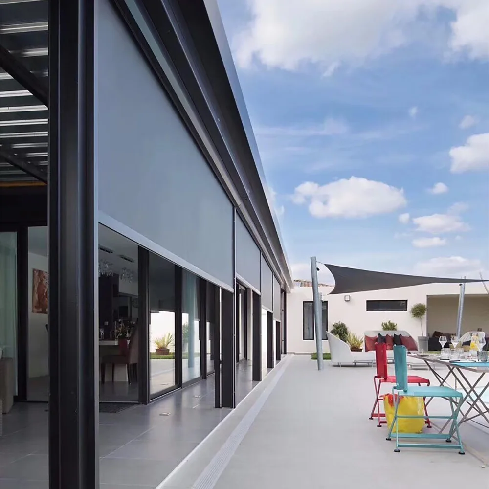 Электрические жалюзи для бассейна