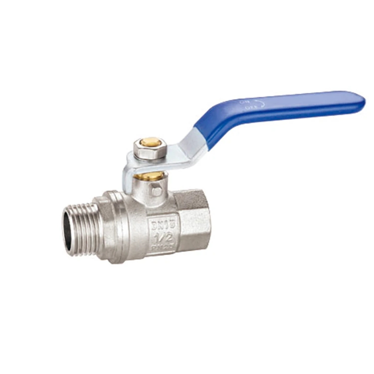 Professional Supply Pressure Long Handle Brass Ball Cock Valve For Water Pipe