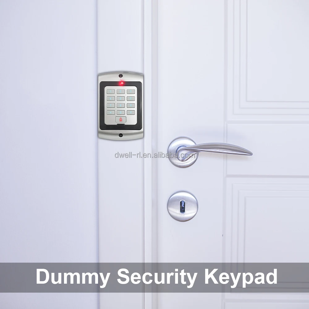 DWRL Imitation Access Control System Mock Alarm Dummy Decoy Security Keypad with Night LED Light