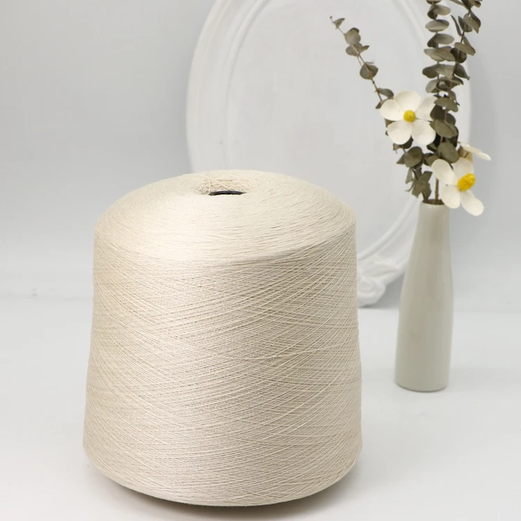 China Yarn 2/32S 72% Viscose 28% Polyester Blended Knitting Yarn High Twist Core Spun Yarn Supplier