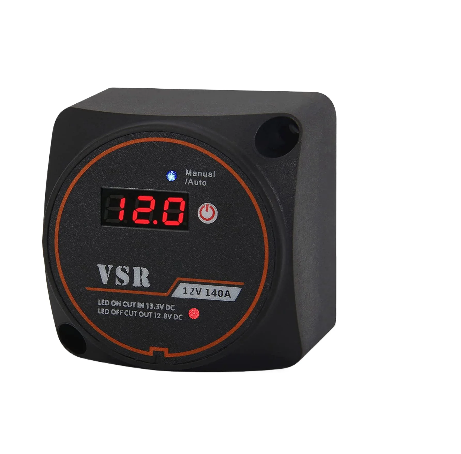 OSWELL  Isolator 12V 140 Amp with Voltage Display Smart Battery Isolator Auto & Manual Mode Voltage Sensitive Relay (VSR)