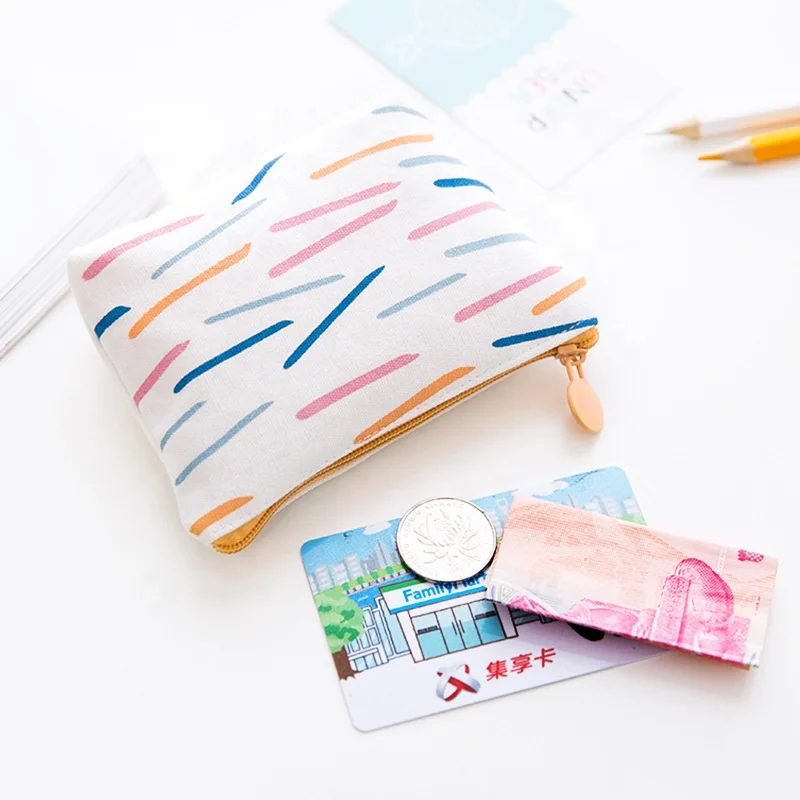 Custom Wholesale Fashion New Coin Purse Cute Painting Small Change Storage Key Bags