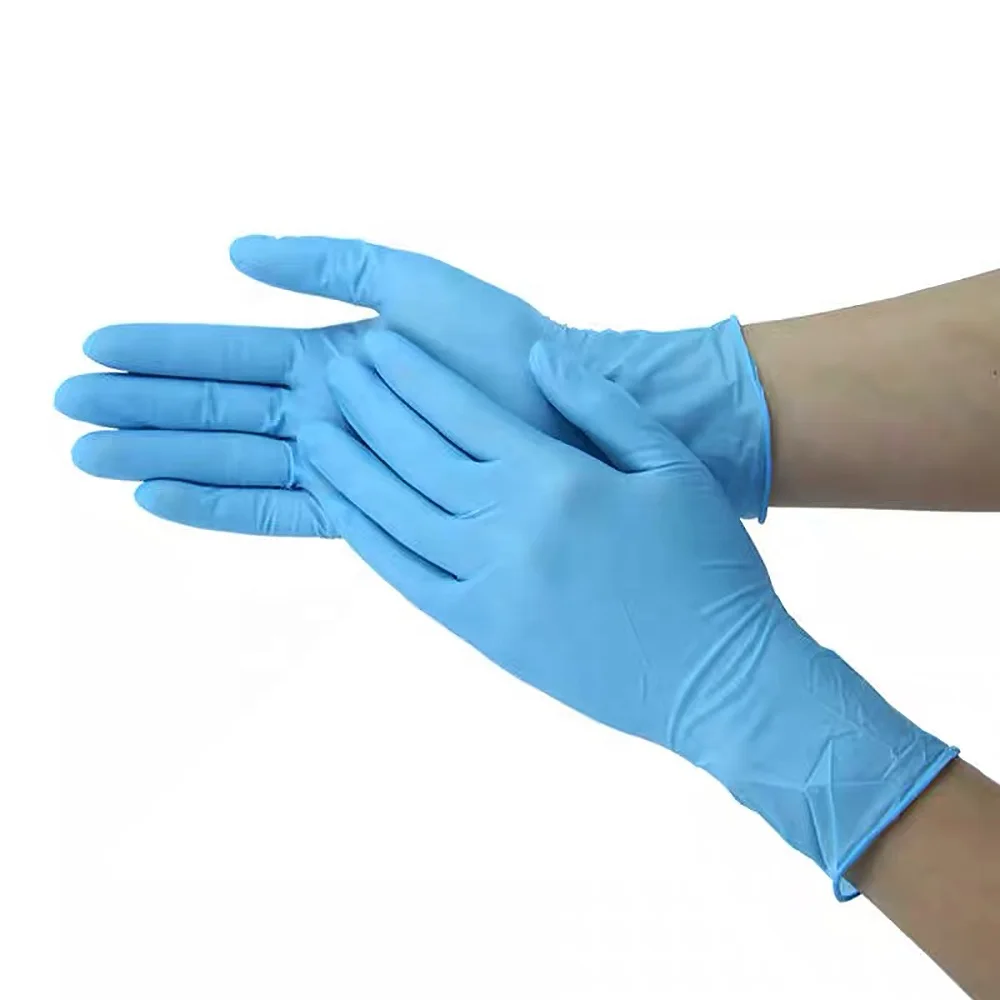 
Wholesale Medical Supplies Gloves Health Protection Item Nitrile Disposable Gloves For Hospital 