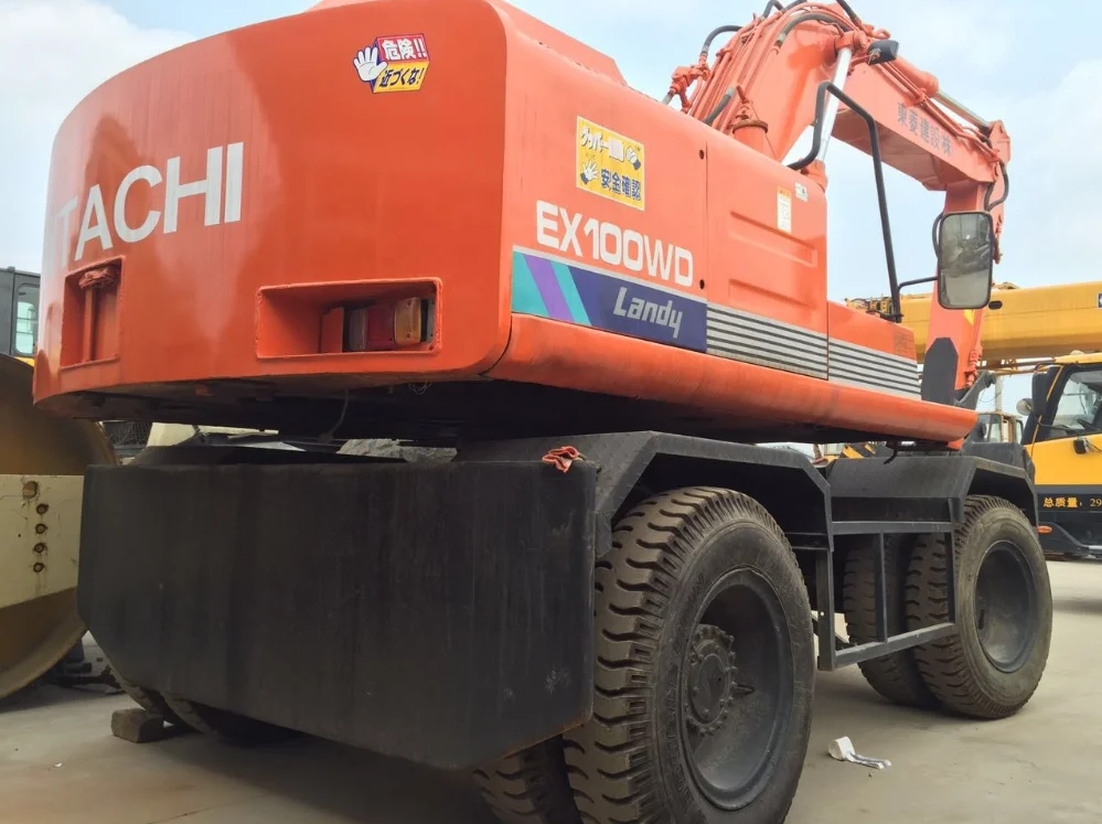 Экскаватор на колесах Hitachi EX100WD по очень низкой цене экскаваторы EX100 WD для продажи