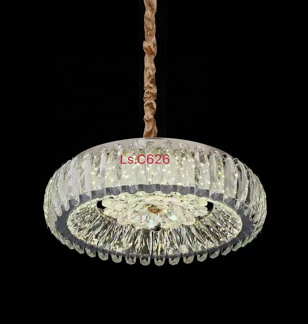 2022 Newest design hot sell modern crystal chandeliers&pendant lights for living room , Aimi factory wholesale cheap price