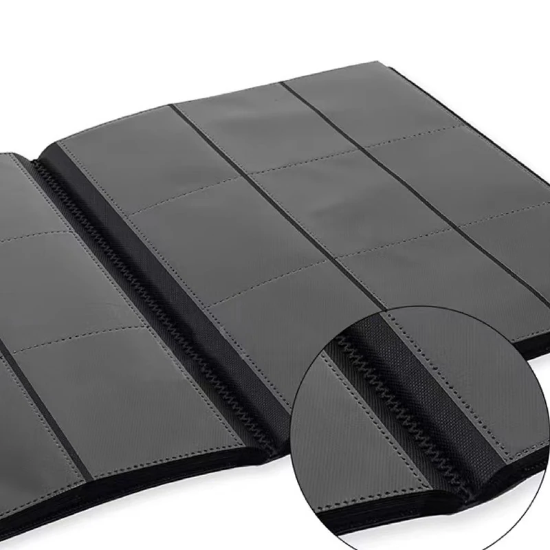 High quality pp plastic trading game poke mon card binder 9 pockets for collection game cards album