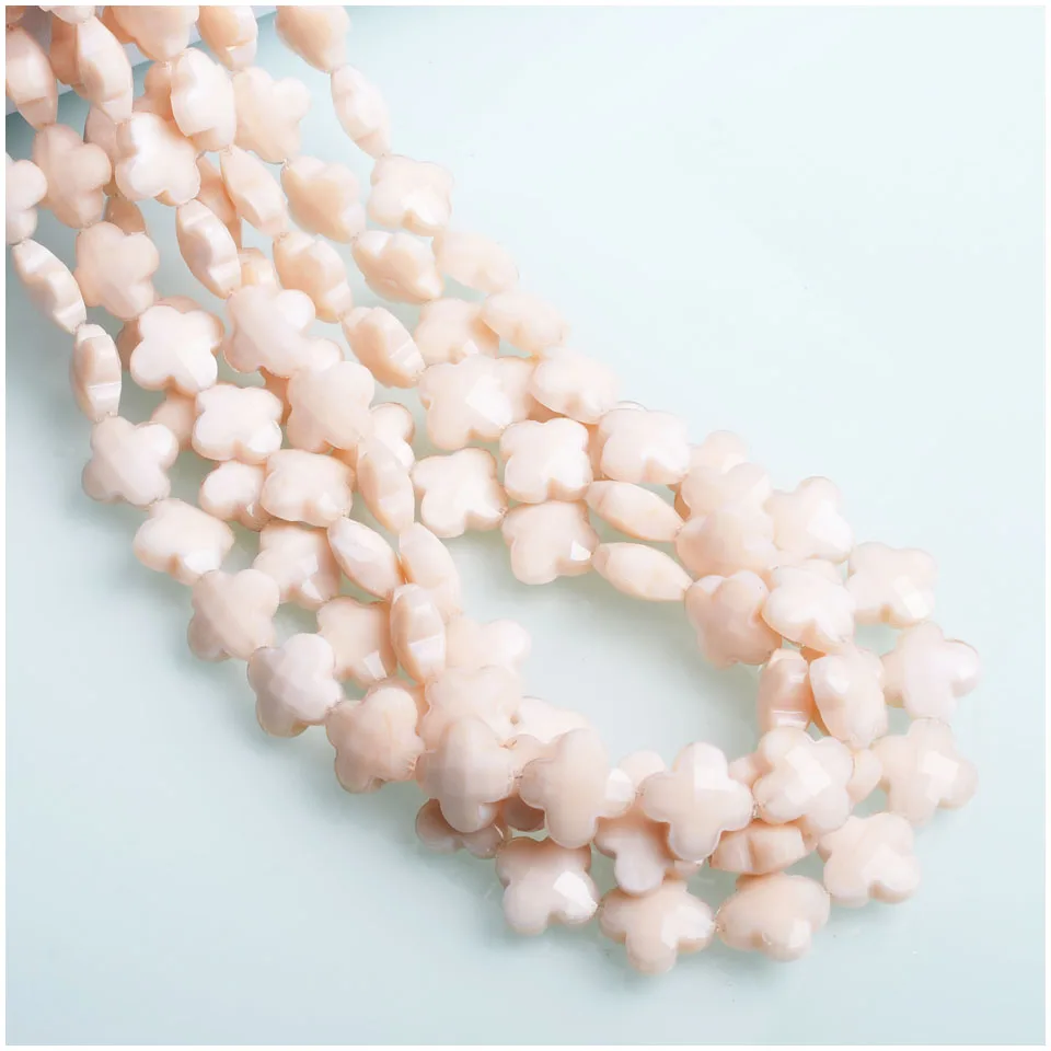 
Alibaba China Online Shopping 16mm Crystal Clover Shape Beads DIY Accessories Women Bracelet Bead 