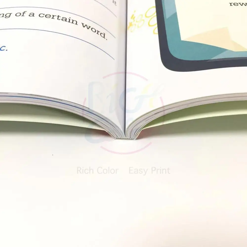 students kids learning writing exercise book perfect binding book printing