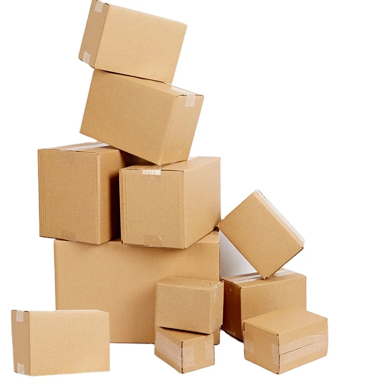 Cheapest Carton Big Small Size Cardboard Paper Carton Flat Packed Boxes Corrugated Cardboard