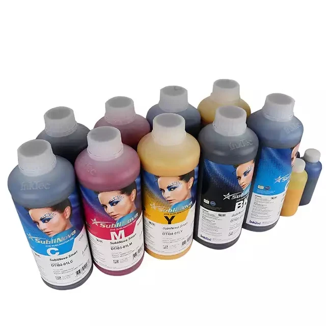 KM Hot Sale 1000ml Multi-colored Korean Low Temperature High Density Sublimation ink Heat transfer inkjet printer A3 A4 printing