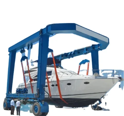 Цена по прейскуранту завода новый дизайн 100 тонн яхтенный кран лодка подъемный