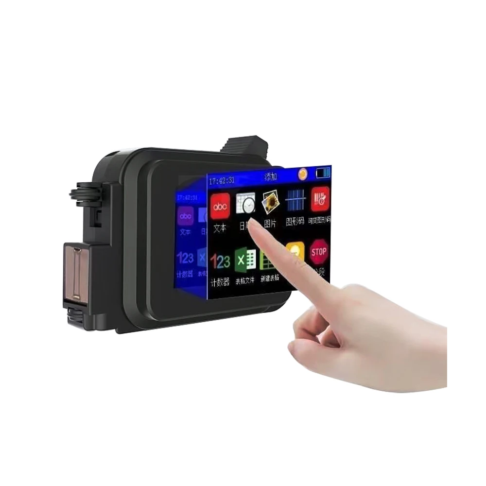 Portable Date inkjet 12.7mm mini pocket handheld inkjet printer bar code logo and picture for bottle, can, plastic bag