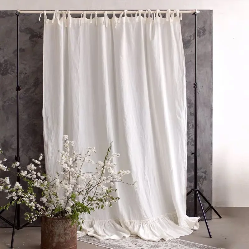 100% Linen Fabriccurtains for bedroom curtains for the living room luxury living room curtains
