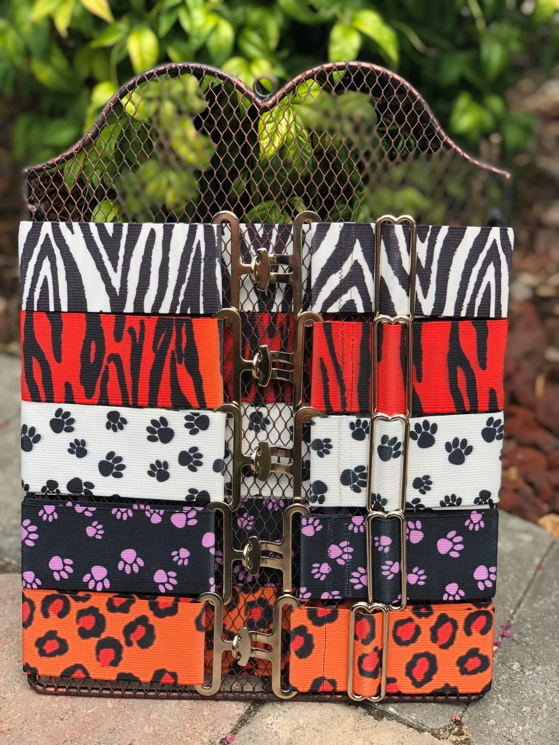 2 INCH Printing Stylish Elastic Equestrian Belts Customization Low Moq Snaffle Bit Buckle Surcingle