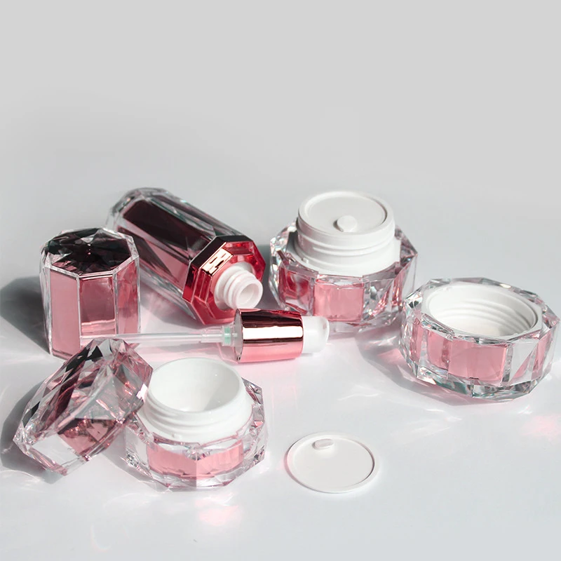 Chinese Acrylic lotion Bottle for 30ml 50ml 100ml Jar for 30g 50g lotion bottle luxury cosmetic acrylic bottles for cosmetics