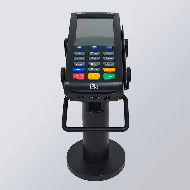 Metal+ABS Payment Terminal Holder Rotatable Swivel POS Machine Display Stand