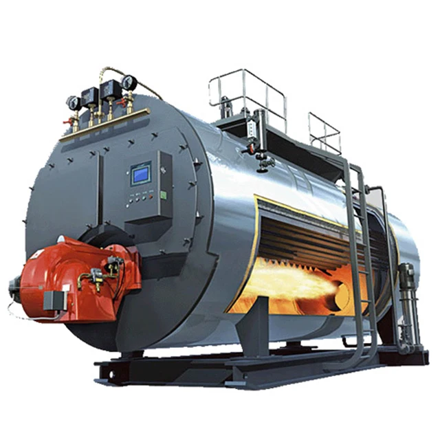 EPCB Three Pass Horizontal 1 to 25 Ton Oil Gas LNG Fired Industrial Steam Boiler for Beer Industry