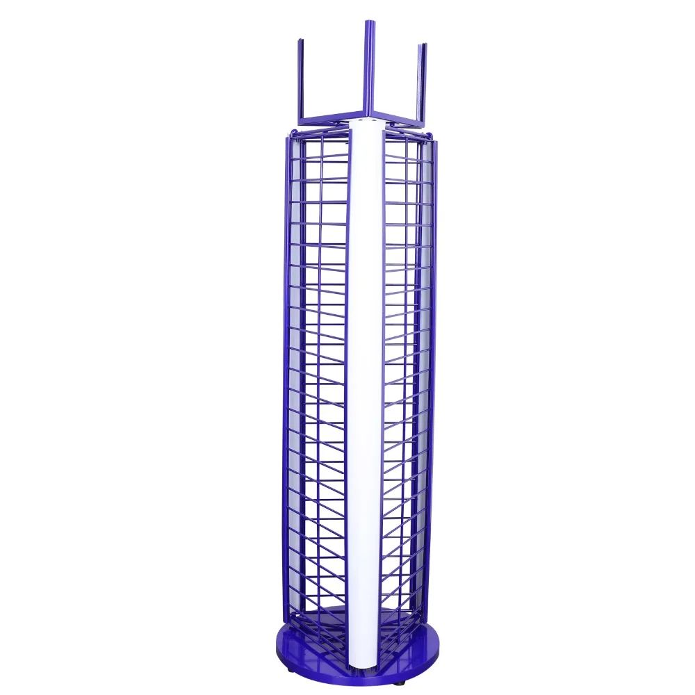 Вращающаяся стойка для дисплея 360 3-сторонний подвесной мобильный подставка аксессуаров