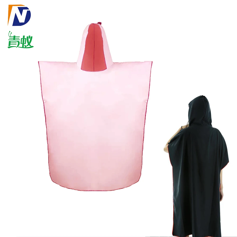 Быстросохнущее полотенце, портативная водонепроницаемая сумка с логотипом, полотенце с капюшоном из микрофибры