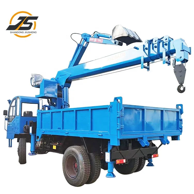 New Multifunctional Truck-Mounted Excavator with Crane Efficient Machine for Variety of Tasks
