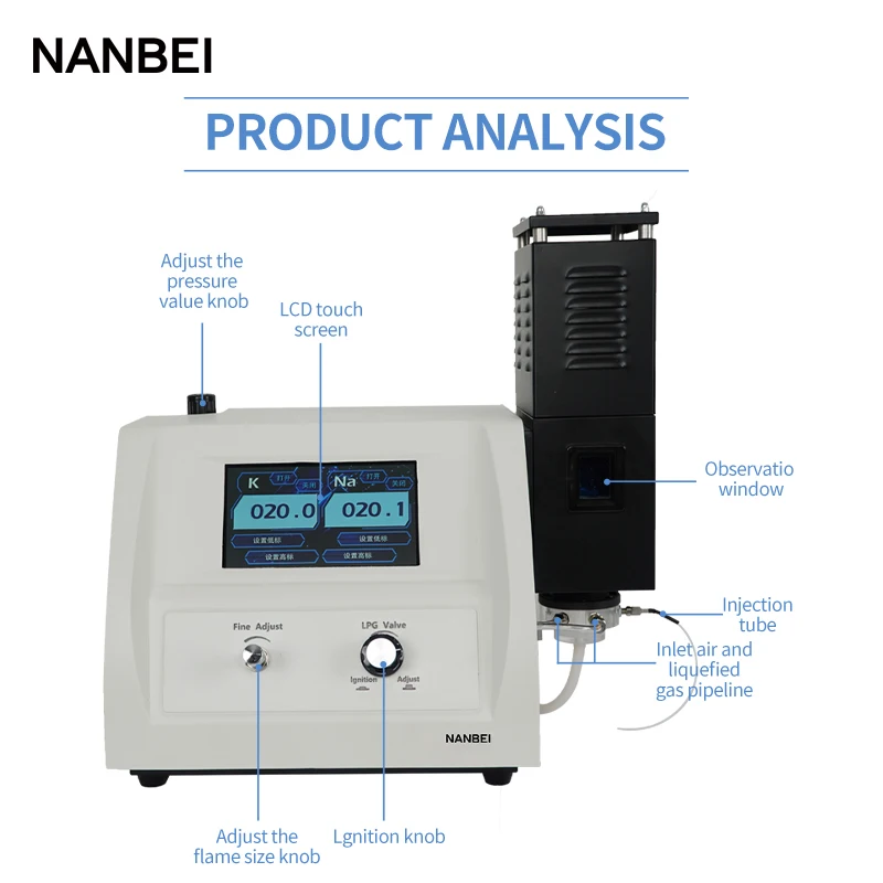 China factory seller Stability automatic digital flame photometer with good quality