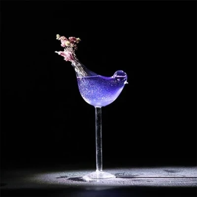 Creative Bird Shape Cocktail Glasses Wine Glass Excellent for Cocktail Bar Glassware