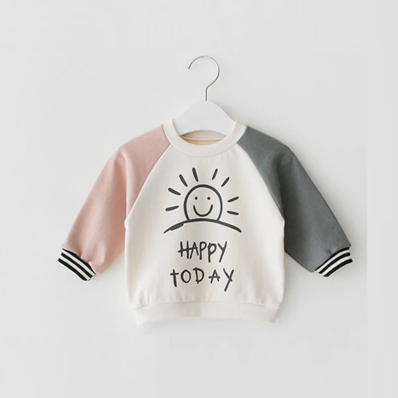 
2019 Newarrival long sleeve newborn baby boy girls T-shirt 