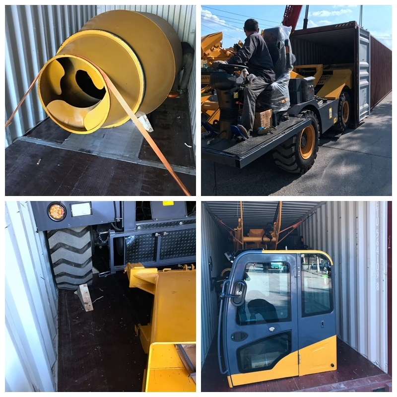  self loading mobile concrete