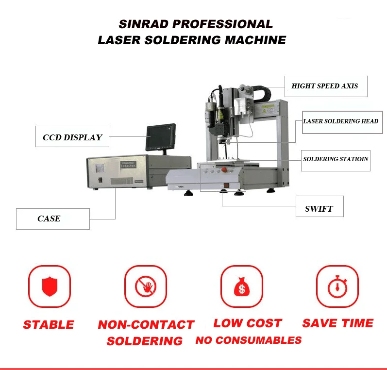 Factory Supplu Motherboard Repair Pcb Laser Soldering Machine with Best Price