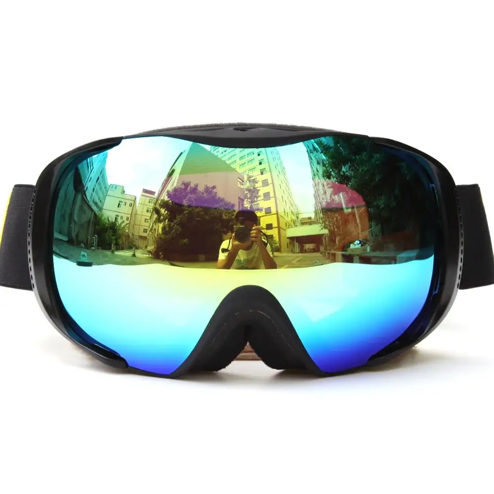 BE NICE Fast Adjustable Unique Dual Color TPU Frame Strap Ski Goggles SNOW - 3304