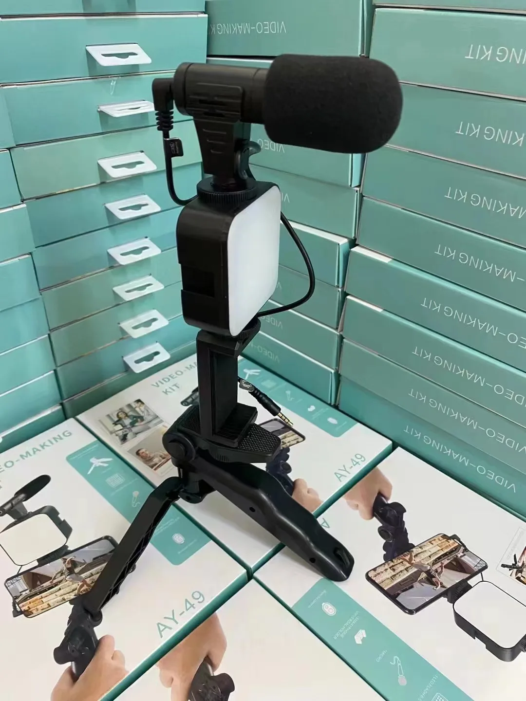 Hot Selling Studio Microphone Professional Cardioid Microphone cell phone cage kit Studio Video Vlogging Recording Shotgun Mic