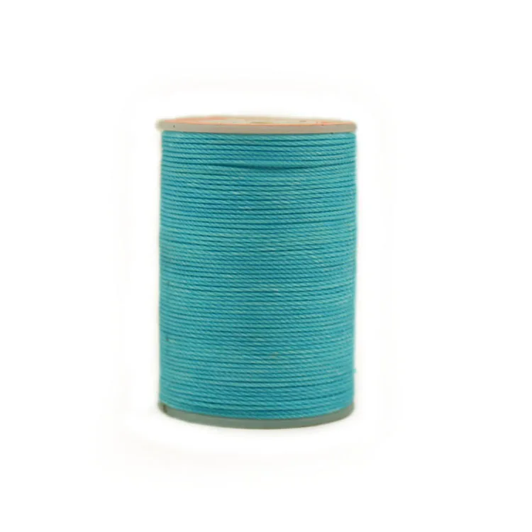 420d/3 High Toughness Flat Bonded Weaving Leather Sewing Cord Polyester Waxed Cotton Thread 1 Mm