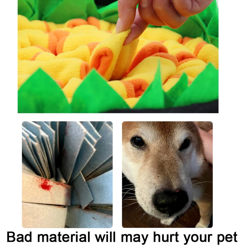 Pet Activity Enrichment Dog Sniffing Mat Food Game Blanket Puzzle Carpet Nose Work Snuffle Mat for Dogs