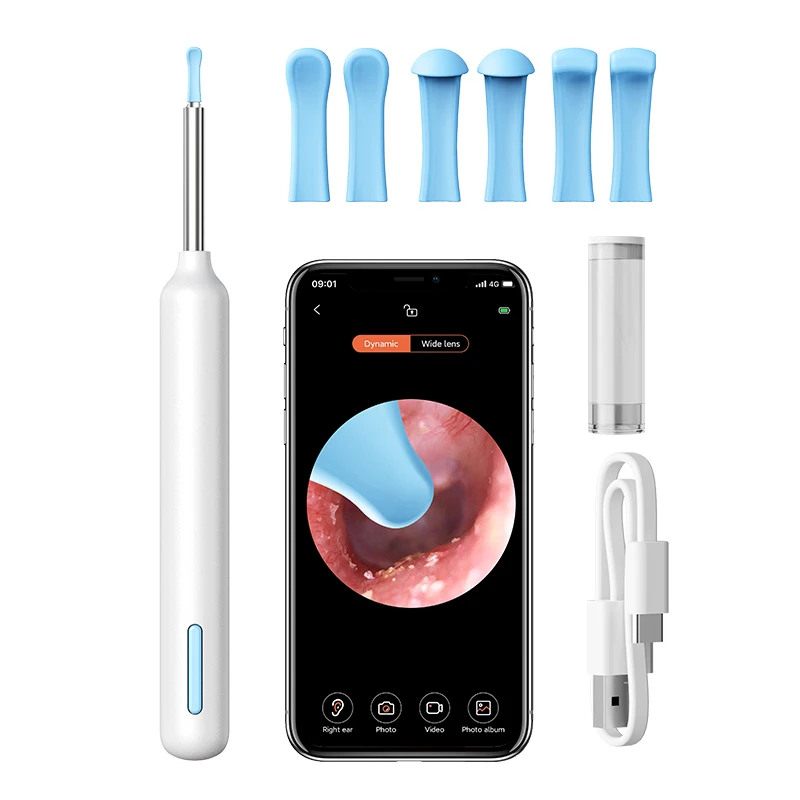 Заводская дешевая цена Wifi отоскоп для чистки ушей визуальный эндоскоп