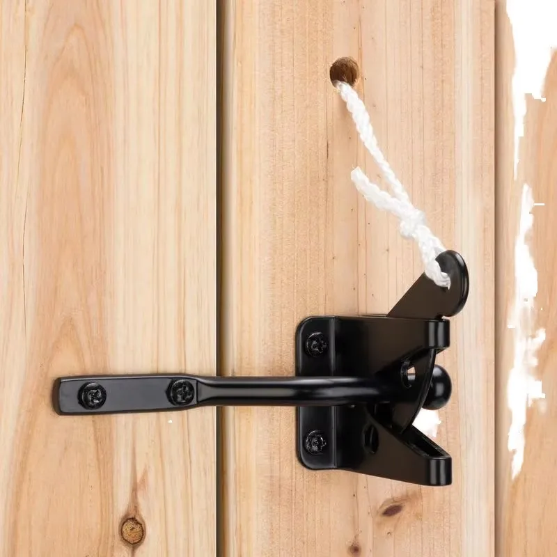 Outdoor Self-Locking Fence Gate Door Latch Buckle for Pets Wood Material Gate Service for Farm & Garden Use