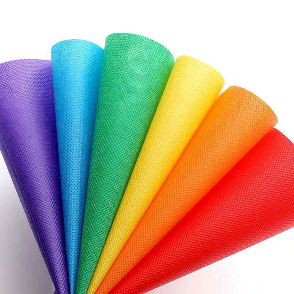 
Nonwoven Fabric Rolls Colorful Spunbond 100% Polypropylene PP Breathable Tnt Non Woven Material Fabric Tela No Tejida Fabric  (62351428857)