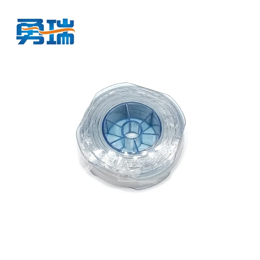 Nylon coated fishing rope packaged steel wire coated plastic transparent plastic rope wire rope with coating