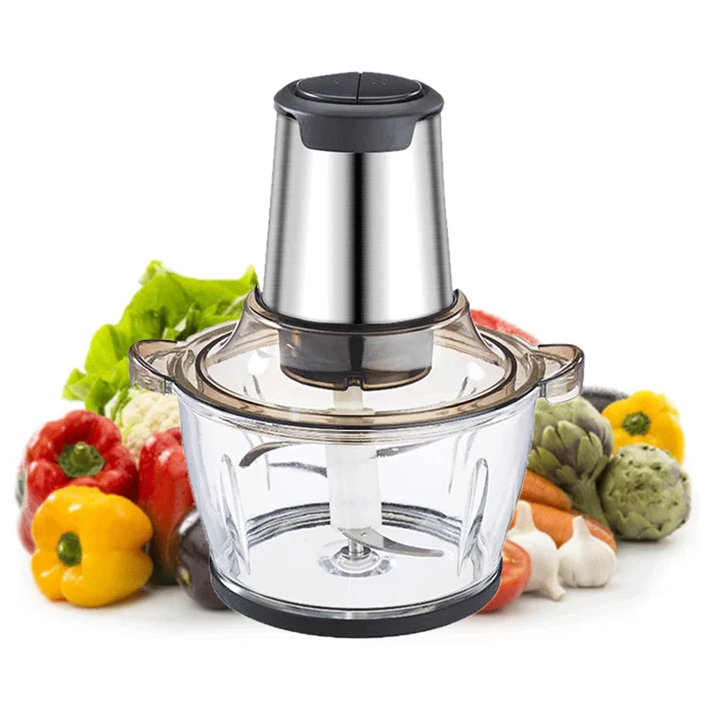 300W 2 speeds 1.5L Widely Used Meat Grinder Parts Electric Chopper Multifunctional Pounder Food Processor vegetable Chopper