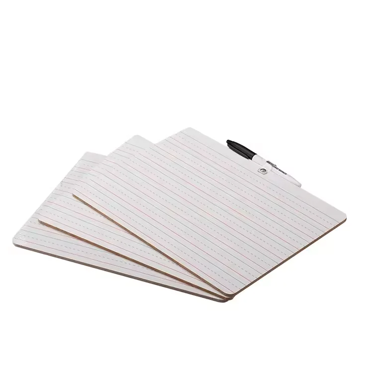 Desk Board Small Lapboard With line Handheld Double Sided Magnetic Whiteboard for children writing