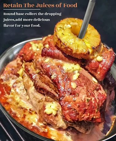 Hot Sale Stainless Steel Vertical Skewer Barbecue Spit Skewer Grill BBQ Brazilian Barbecue Skewer