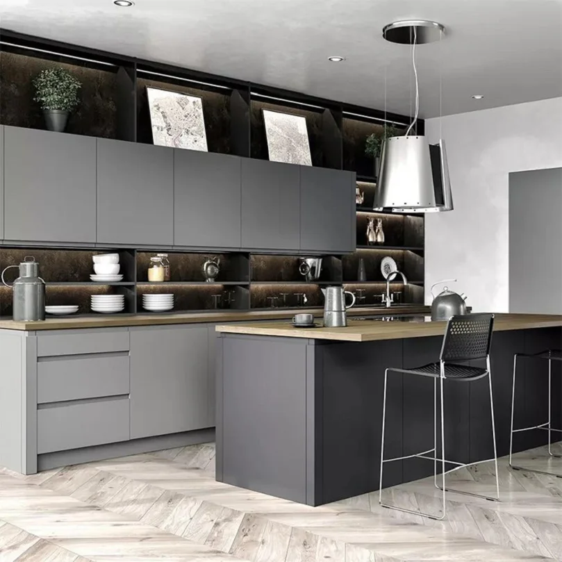 Italian style luxury kitchen cabinet modern modular kitchen cabinets for apartment