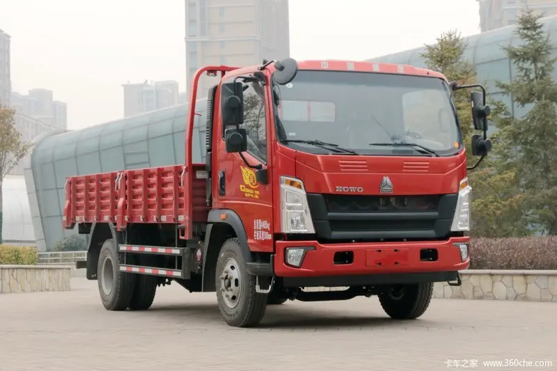 Famous brand HOWO 6 wheels 5 tons cargo truck on discount