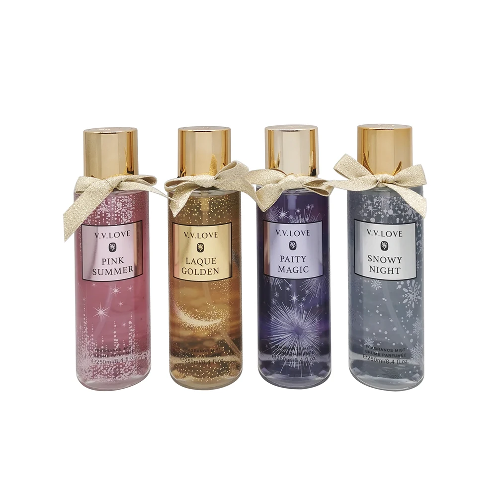 V.V.LOVE 250MLBody Spray Mist Lady Perfume Good Smell Women Perfume Body Spray Natural Fresh Spray