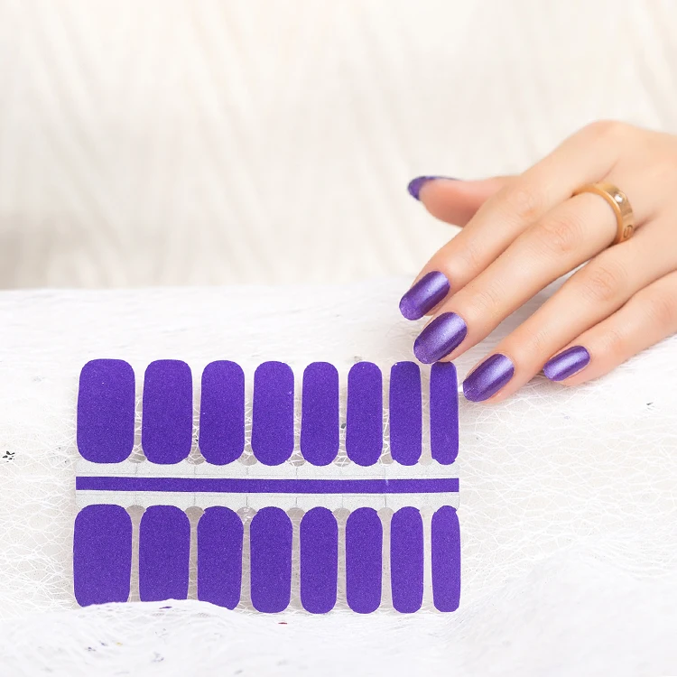 Nail polish strips manufacturer personalized fashion design DIY nail wraps