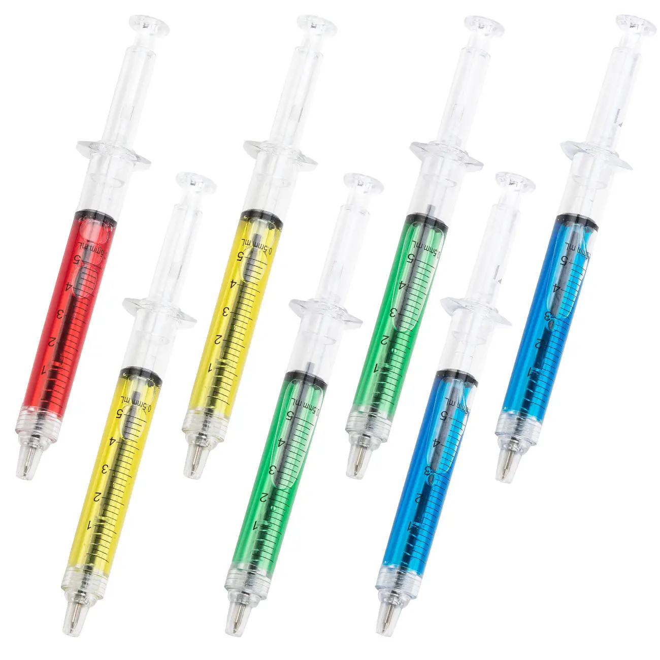 Custom Children Gift Personalized Creative Novelty Lifelike Injection Needle Ballpoint Pen Fancy Peculiar Shape Cute Syringe Pen
