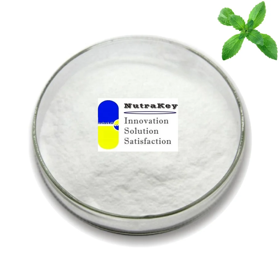 USDA Organic Natural Sweetener Stevia Extract SG95% RA60% Low Carlories Plant Extract Low Bitter Good Taste Food and Beverage